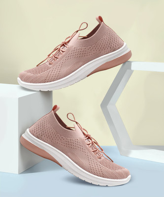 asian Walking Shoes For Women(Pink , 8)