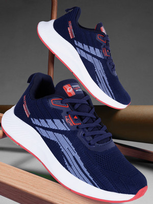 LANCER FLASH-10NBL-RED Running Shoes For Men(Navy , 8)