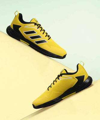 ADIDAS NEW STAR TENNIS Tennis Shoes For Men(Yellow , 7)