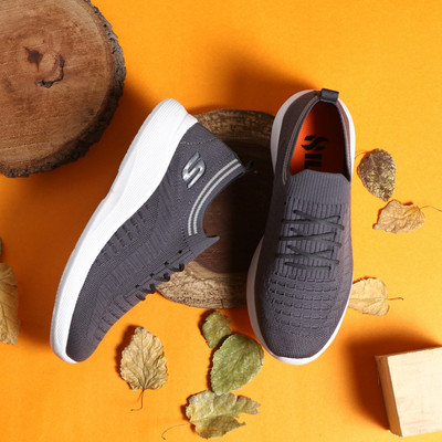 Fortiva Unique Attractive Walking Shoes For Men(Grey , 9)