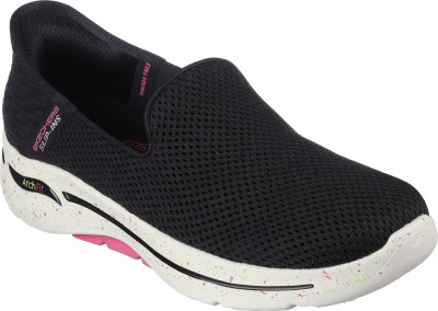 Skechers Go Walk Arch Fit - Hands Free Walking Shoes For Women(Black , 5)