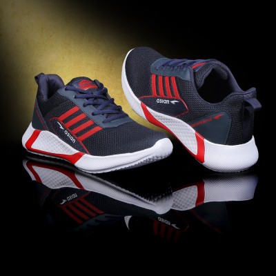 asian Battle-01 Navy Sports,Casual,Walking,Gym,Stylish For Men(Blue, Red)