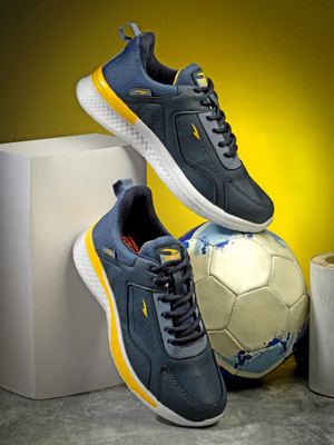 asian TERMINATOR-03 White Sneakers,Sports,Training,Gym,Walking,Stylish Running Shoes For Men(Yellow , 8)