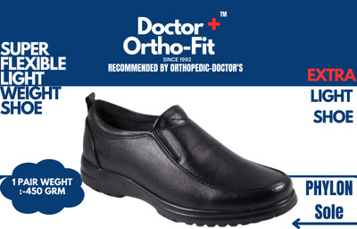 Orthofit 1080 Slip On For Men(Black, Black , 8)