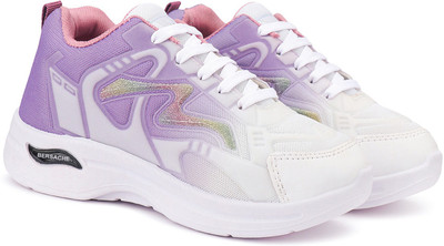 BERSACHE Premium Sports, Walking, Gym, Cricket, Trending Running Shoes For Women's Running Shoes For Women(Purple , 6)