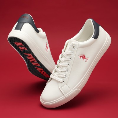 U.S. POLO ASSN. MADRYN 2.O Sneakers For Men(White, Black)