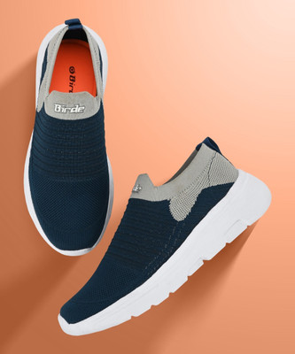 Birde Stylish Comfortable Lightweight, Memory Foam Insole Socks Navy Running Shoes Walking Shoes For Men(Navy , 7)