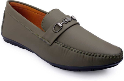 Wakins Loafers For Men(Olive , 10)