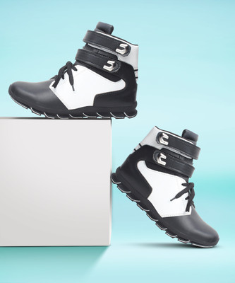 Zixer Exclusive Hip Hop Dancing Boots Sneakers High Tops For Men(Black , 6)