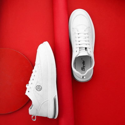 Birde Premium Comfortable Lightweight Regular Wear Sneakers For Men(White , 7)