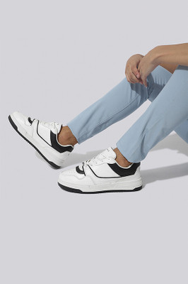 Neemans The SneakPops Sneakers for Men | Stylish, Trending, Casual and Comfortable For Men(White, Black , 10)