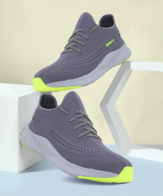 Sparx SM 9038 Running Shoes For Men(Grey, Green , 6)