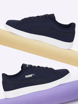 PUMA Puma Smash V2 Buck Sneakers For Men(Blue , 9)