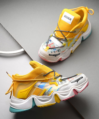 KILLER Sneakers For Women(Yellow , 8)