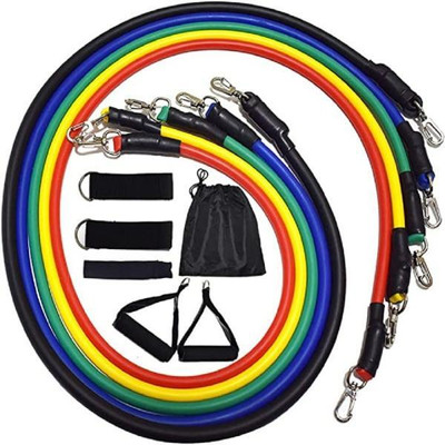KLEANO 11 pc resistance tube Resistance Tube(Multicolor)