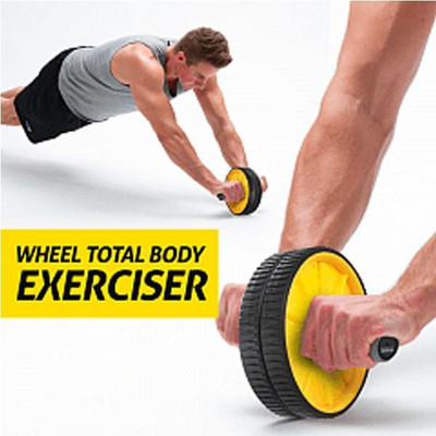 Owlix Abs Workout Equipment Abs Roller Calisthenics Equipment Pack of 1 Ab Exerciser(Yellow)