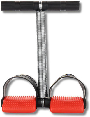 HOUSE OF COMMON Men and Women's Single Spring Tummy Trimmer Abdominal Exerciser Ab Exerciser(Black, Red)