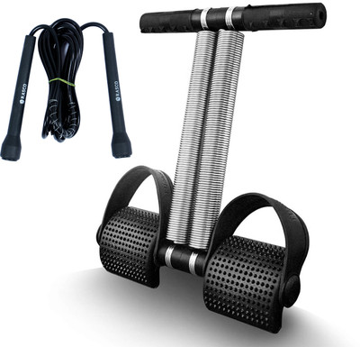 RASCO COMBO BLACK TRIMMER WITH BLACK PENCIL SKIPPING ROPE Ab Exerciser(Black)