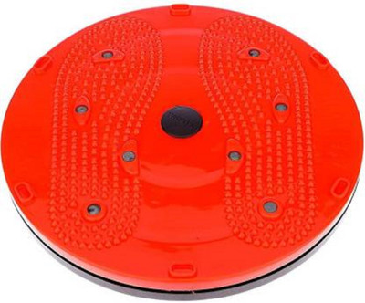 BKCFREEZE Tummy Twister A Dynamic Body Balancing Disc Solid Plastic Red Color Ab Exerciser(Multicolor)
