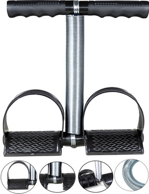 Owlix Single_Spring_Tummy_Trimmer Ab Exerciser(Black)