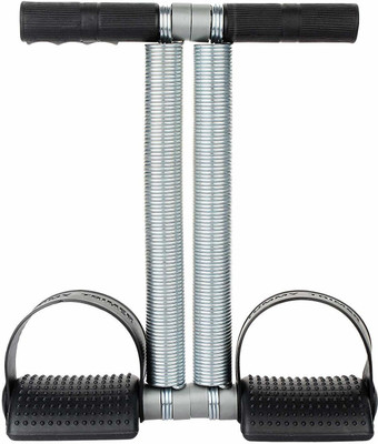 KBCCRAZY Double Spring Tummy Trimmer (T T - 02) Ab Exerciser(Black, Silver)