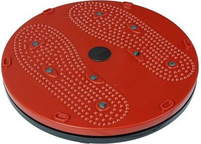SIXTEEN 2 in 1 tummy twister cum acupressure mat with magnets for Ab Exerciser Ab Exerciser(Red)