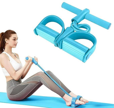 Nandjiya Pedal Exerciser Yoga Crossfit Exercise Fitness Band(Multicolor, Pack of 1)