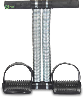 BKCFREEZE Double Spring for Men and Women for Weight Loss Home Gym Super Quality Ab Exerciser(Black, Silver)