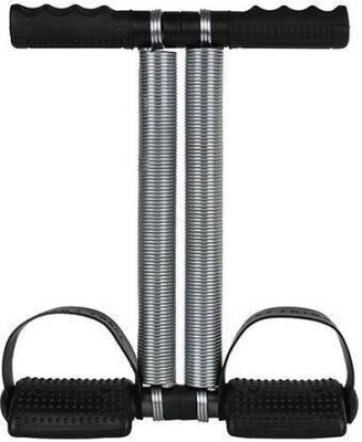 HOUSE OF COMMON Double Spring Tummy Trimmer - Multipurpose Fitness Equipment Ab Exerciser(Black, Silver)