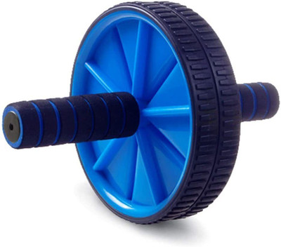 dhanak AB WheelRoller_Exercise_with KneeMat_FoamHandles_BellyFatBurner for Men&Women Ab Exerciser(Multicolor)