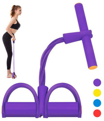 Fitdex Pull Reducer| Waist Reducer Body Shaper Trimmer| Burn Off Extra Calories Ab Exerciser(Purple)
