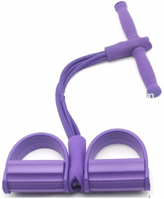 LEOPAX Rubber Pull Rope Exerciser Body Trimmer Ab Exerciser(Purple)