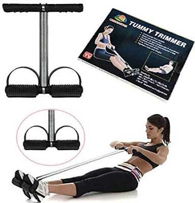 zycon Single spring tummy trimmer Ab Exerciser(Black, Silver)