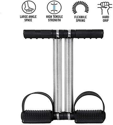 KKNTERPRISE TUMMY TRIMMER HOME GYM FITNESS DOUBLE SPRING Ab Exerciser 3 Ab Exerciser(Black)