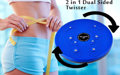 KBCCRAZY Tummy Twister Ab Roller Exerciser & Belly Fat Reducer for Men & Women Ab Exerciser(Multicolor)