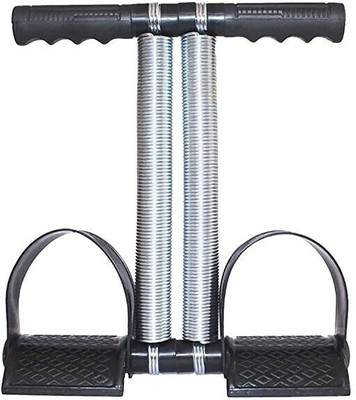 Aim Double Spring Waist Trimmer for Fat Burning & Weight loss Exercises(Multicolor) Ab Exerciser(Black, Silver)