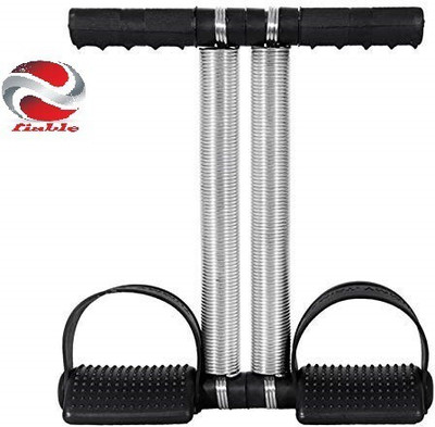 SIXTEEN Double Spring Ab Exerciser(Black, Silver)