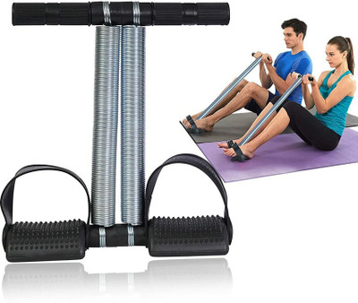 TECHEL Gym Tummy Trimmer Double Spring Ab Black for Exercise FGH3 Ab Exerciser(Black)