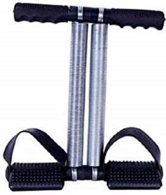 BKCFREEZE Double Spring Tummy Trimmer | Tone Muscle & Get Thinner Solid Stainless Steel Ab Exerciser(Black, Silver)
