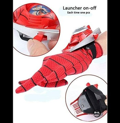 VARSHA COLLECTION Disc Launcher - Glove Blaster Shoots Disc , Superhero Weapon(Red)