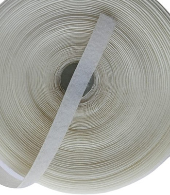 SIGNQ Nylon Mosquito net Loop, Insect Net tape (White 20mm width 25 metres roll) Adhesive(1 ml)