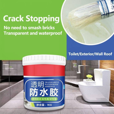 Divas Mart Transparent Waterproof Leak Glue With Brush(Pack of 1) Crack Filler(300 g)