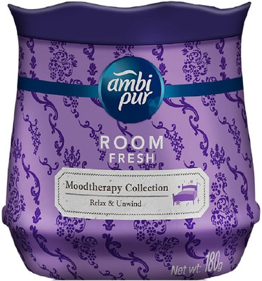 Ambipur Lavender Car Freshener Spray Room Fresh Moodtherapy Relax & Unwind 180gm Pc-1(180 g)