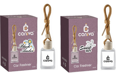 Cariiva BLACKAMBER-SWEETAIR Car Freshener Diffuser CR_02(2 x 10 ml)