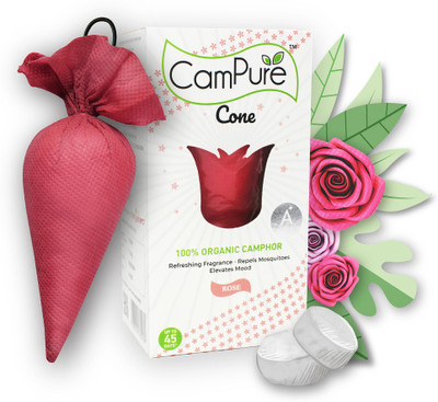 CamPure Cone Air Freshener - Rose - Pack of 1 Potpourri Cone Air Freshener - Rose - Pack of 1(1 Units)