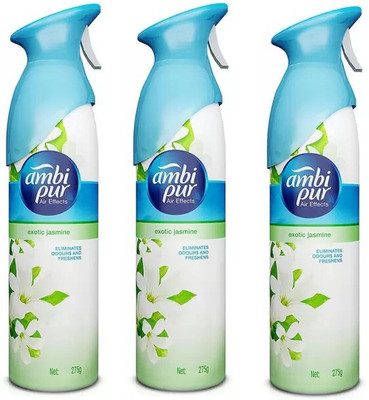Ambipur Jasmine Spray Exotic Jasmine Air Freshner - 3Pcs A02(3 x 275 g)