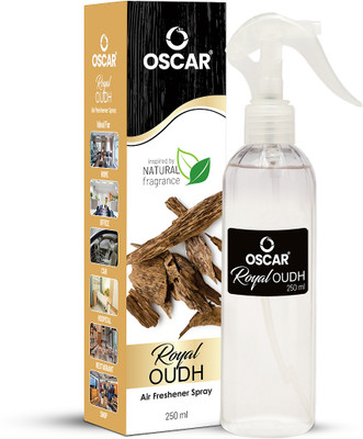 OSCAR Floral Spray Royal Oudh Room Air Freshener with Long Lasting Mood Freshing fragrance(250 ml)