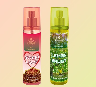 Formless Sweet Love &, Lemon Room Air Freshener Spray(2 x 250 ml)