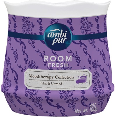 Ambipur Moodtherapy Collection Relax & Unwind Lavender Room Freshener Gel Diffuser(180 g)