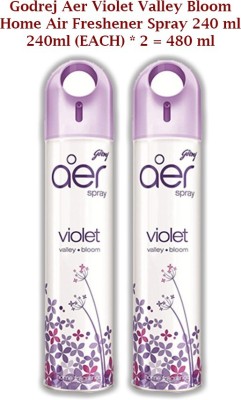 Godrej Aer LAVENDAR ROOM FRESHNER 240 ML (PACK OF 2 ) Spray(2 x 220 ml)